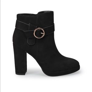 LC Lauren Conrad Avant Women's High Heel Ankle Boo